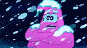 Patrick shivering